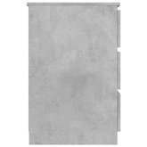 vidaXL Biurko, betonowy szary, 140x50x77 cm, materiał drewnopochodny