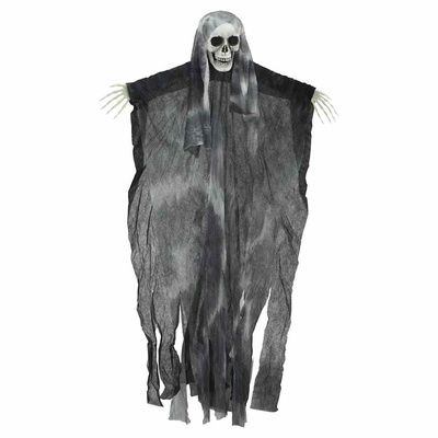 Zawieszany Duch Halloween 3 pcs Czarny 66 x 110 cm Poliester