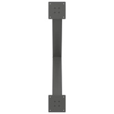 Nogi do stołu jadalnego w kształcie litery X 3 szt. Antracyt 90x(72-73) cm Stal