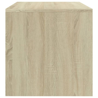 vidaXL Szafka pod TV, dąb sonoma, 80x40x40 cm, materiał drewnopochodny