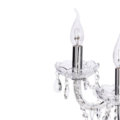 Cristallo lampa wisząca chromowy 8x40W E14 transparentny 38-30337