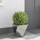 Donica 2 pcs Srebrny 40 x 40 x 40 cm Stal Galwanizowana