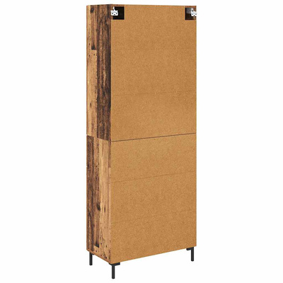 Highboard 2 szt. Stare drewno 69,5 x 34 x 180 cm