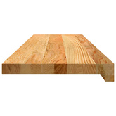 Stopnie schodowe, 4 szt. brązowe 90x25x2cm lite drewno dębowe