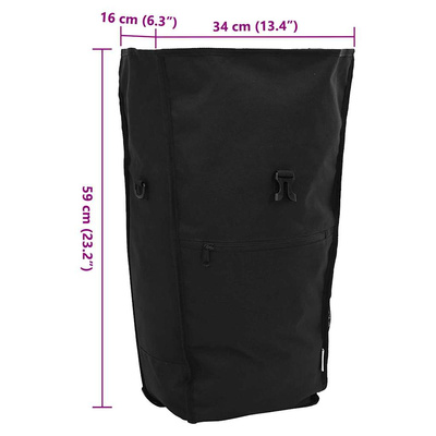 Torba rowerowa Czarny 34 x 16 x 59 cm Poliester