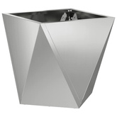 Donica 2 pcs Srebrny 30 x 30 x 30 cm Stal Galwanizowana