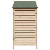 Shed ogrodowy naturalny 59 x 56 x 113,5 cm Drewno Świerkowe