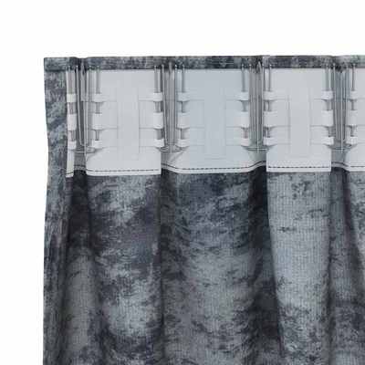 Zasłony z weluru 2 pcs Srebrnoszary 140 x 140 cm Aksamit