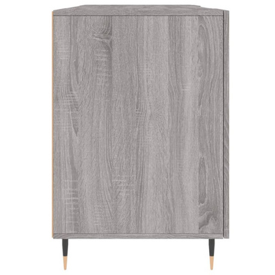 vidaXL Biurko, szary dąb sonoma, 140x50x75 cm, materiał drewnopochodny wariant 5