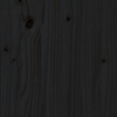 vidaXL Legowisko dla psa, czarne, 61x50x70 cm, lite drewno sosnowe