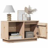 Szafka pod telewizor, 74x35x44 cm, lite drewno sosnowe
