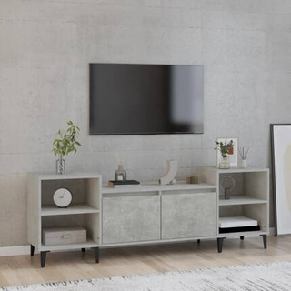 vidaXL Szafka pod TV, szarość betonu, 160x35x55 cm