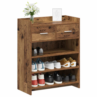 Szafka na buty z szufladą Stare drewno 73,5 x 36 x 92 cm