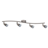 Spot norman gu10 4x50w chrom satyn