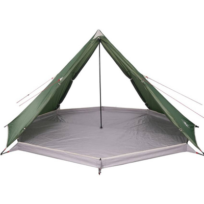 vidaXL Namiot rodzinny tipi, 8-osobowy, zielony, wodoszczelny model standard