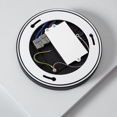 Plafon Łazienkowy LED 19W Okrągły Czarny 18cm Ściemnialny Abruzzo Uno