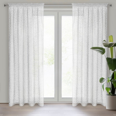 Firana Amanda biała 140x270