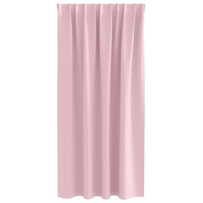 Firany blackout z kółkami 2 pcs Dziecięcy róż 175 x 140 cm