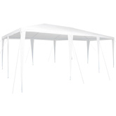 Namiot Imprezowy Biały 600 x 400 x 266 cm Polietylen i Stal