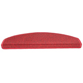 Maty na schody 10 szt. 65x24x4 cm Czerwone Półokrągłe Duże