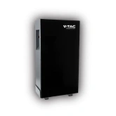 Magazyn Bank Energii V-TAC Biały Szklany Front 16.07kWh 314Ah/51.2V LiFePO4 BMS VT-16076W 10 Lat Gwarancji