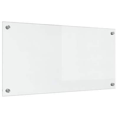 Panel kuchenny przezroczysty 80 x 40 cm szkło hartowane