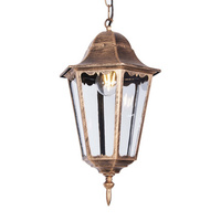 ogrodowa wisząca K-5006H CZARNY/ZŁOTY z serii LOZANA Lampa