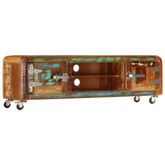 vidaXL Szafka pod TV, 120x30x36 cm, lite drewno odzyskane