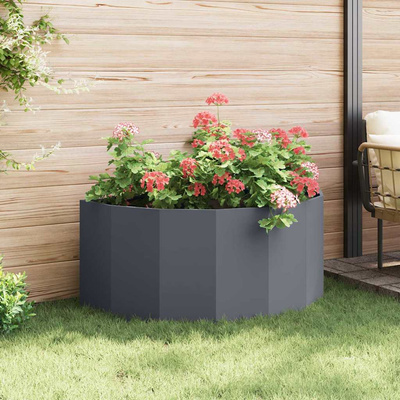Donica Antracyt 120 x 60 x 50 cm Stal