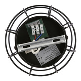 Jonera lampa sufitowa czarny 1X40 E27 klosz dymiony 31-08404