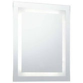 vidaXL Ścienne lustro łazienkowe z LED i czujnikiem dotyku, 50x60 cm