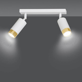 Lampa sufitowa  HIRO 2 WH/GOLD
