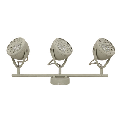 Lampa ścienna listwa 3X50W GU10 betonowy szary PENT 93-68064