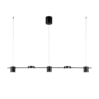 Lampa wisząca Abigali Glichio 35W 120cm liniowa nowoczesna czarna