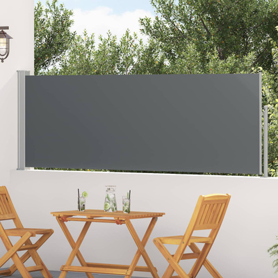 Rozkładany boczny markiz 300 x 100 cm Poliester Prostokątny