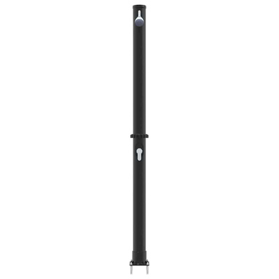 Prysznic słoneczny na świeżym powietrzu Czarny 217 cm