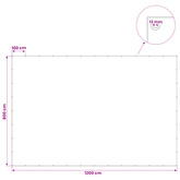 Plandeka z oczkami zielony 8 x 12 m 260 gsm PE