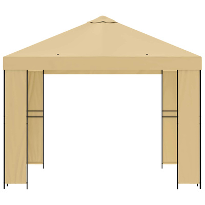 Altana 3 x 3 m kremowy Poliester i Stal 190 gsm