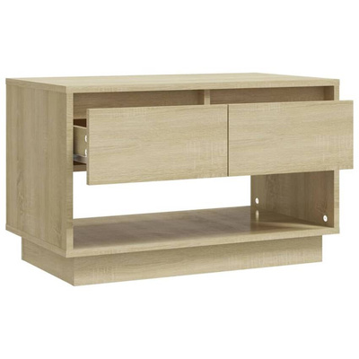 vidaXL Szafka pod TV, dąb sonoma, 70x41x44 cm materiał drewnopochodny