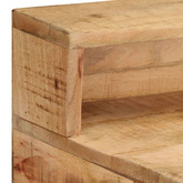vidaXL Biurko, 100x45x90 cm, surowe drewno mango