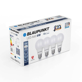 Zestaw 4 sztuk - Blaupunkt Żarówki LED E27 6W barwa naturalna