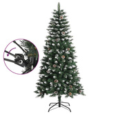 Sztuczna choinka ze stojakiem, zielona, 120 cm, PVC