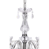 Cristallo lampa wisząca chromowy 8x40W E14 transparentny 38-30337