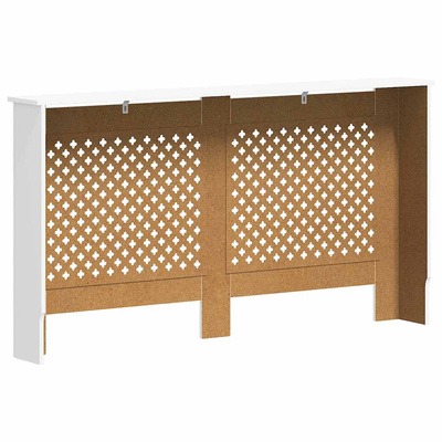 na kaloryfer, 2 szt., białe, 152x19x81,5 cm, MDF Osłony