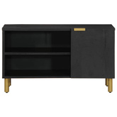 Szafka pod telewizor, czarna, 80x33x46 cm