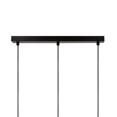 Lampa wisząca WELS ze szklanymi dymionymi kloszami - lampa nad stół do kuchni i jadalni