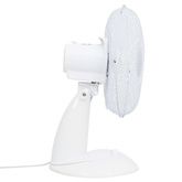 vidaXL Wentylator stołowy, 3 prędkości, 30 cm, 40 W, biały