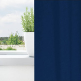Firany blackout z kółkami 2 pcs Ciemnoniebieski 245 x 140 cm