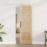 Drzwi przesuwne 61 x 198,5 cm Lite drewno sosnowe