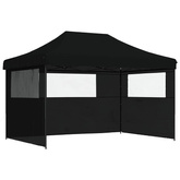 Namiot Imprezowy Czarny 279 x 410 x 315 cm Materiał Oxford